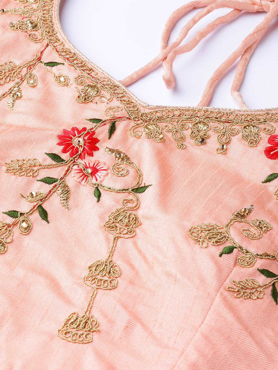 Pastel Kalidar Lehenga with Floral Kasab and Reham embroidery