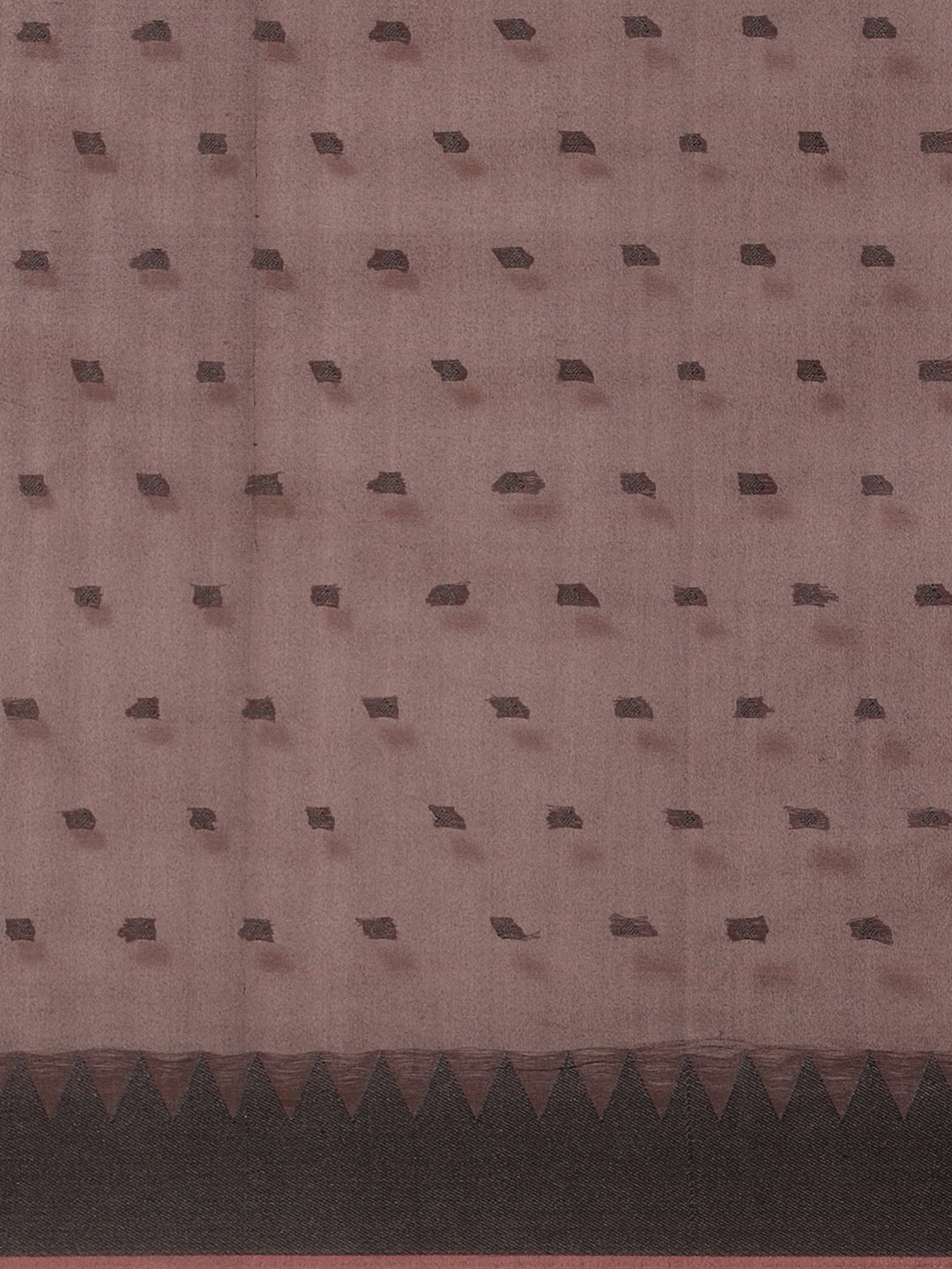 Handloom Chanderi Saree with Temple Style Copper Resham Weaving