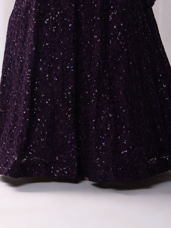 All over Sequin Embroidery Lehenga Set
