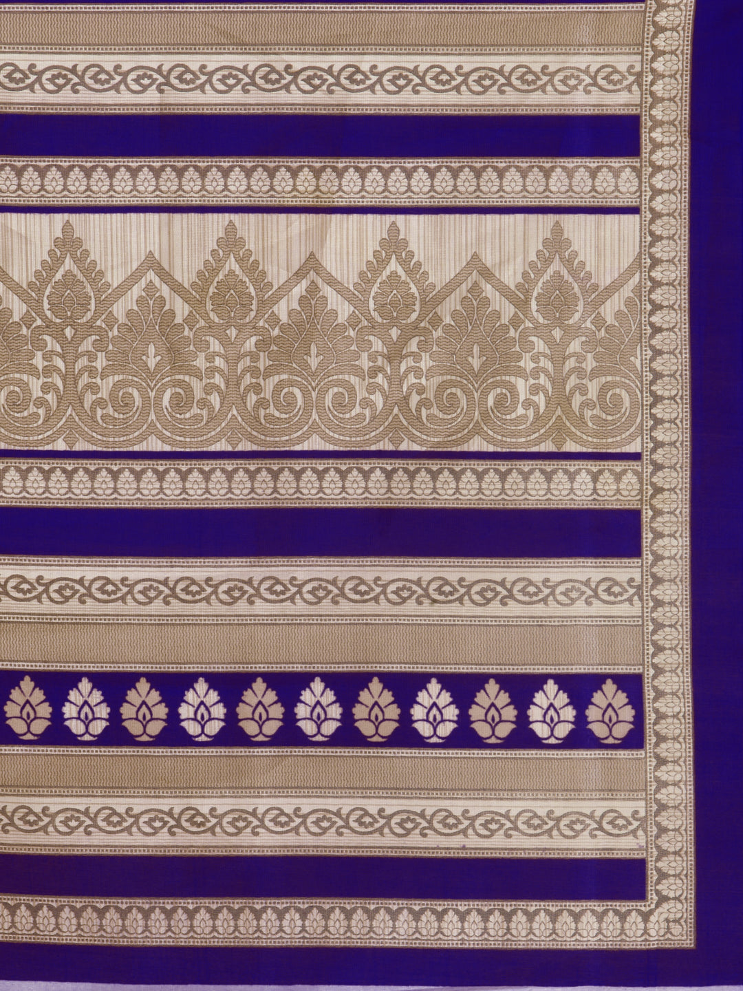 Purple Floral Print Art Silk Saree