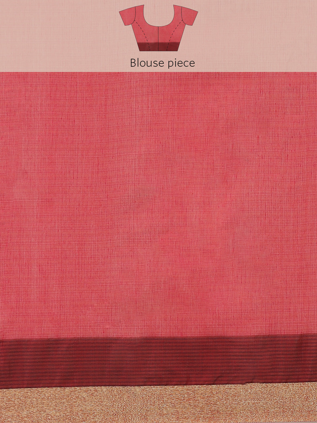 Red Chanderi Silk Banarasi Saree With Stylish Unstitch Brocade Jacket