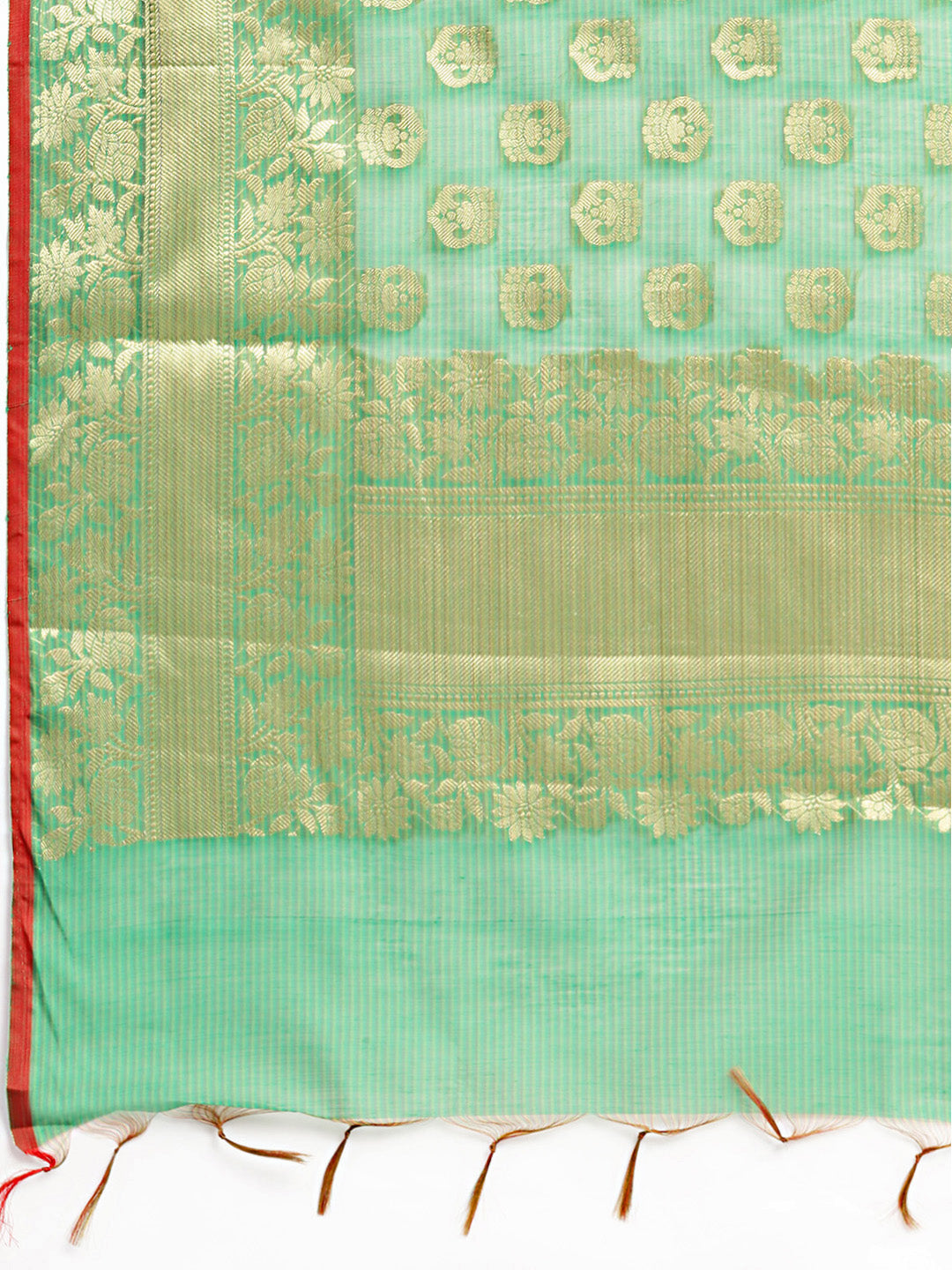 Banarasi Handloom Dress Material with Zari Resham Weaving