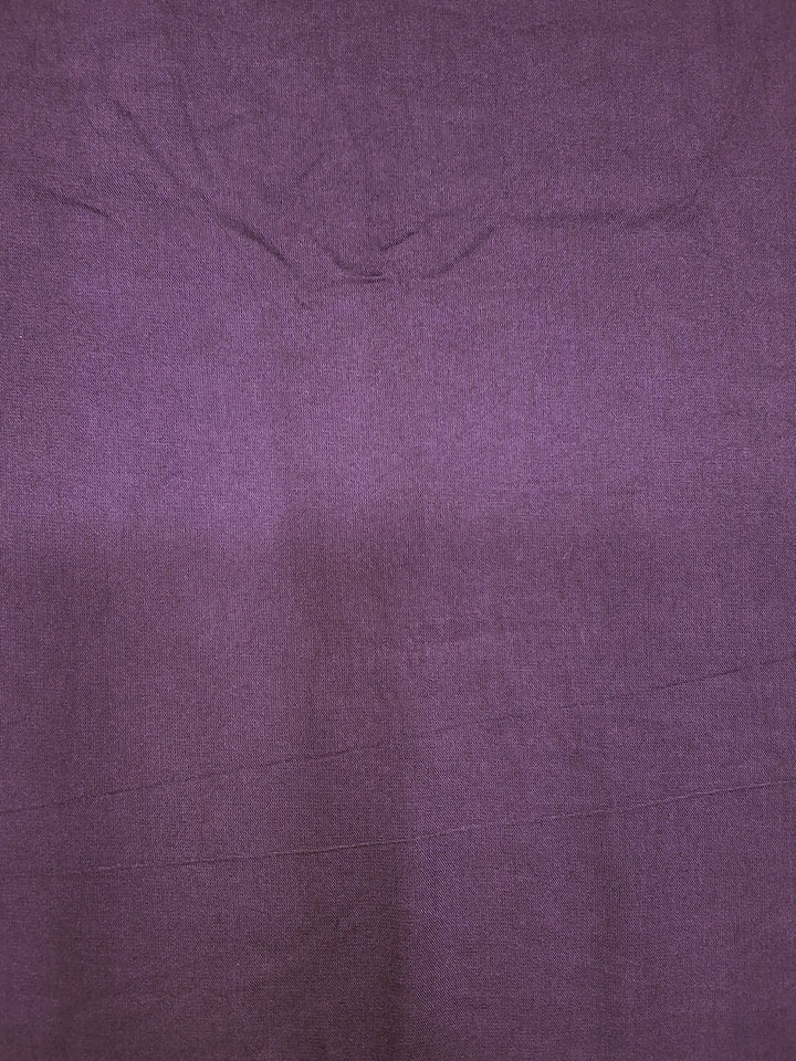 Purple Zari Embroidered Palace Motif Dress Material with Woven Dupatta