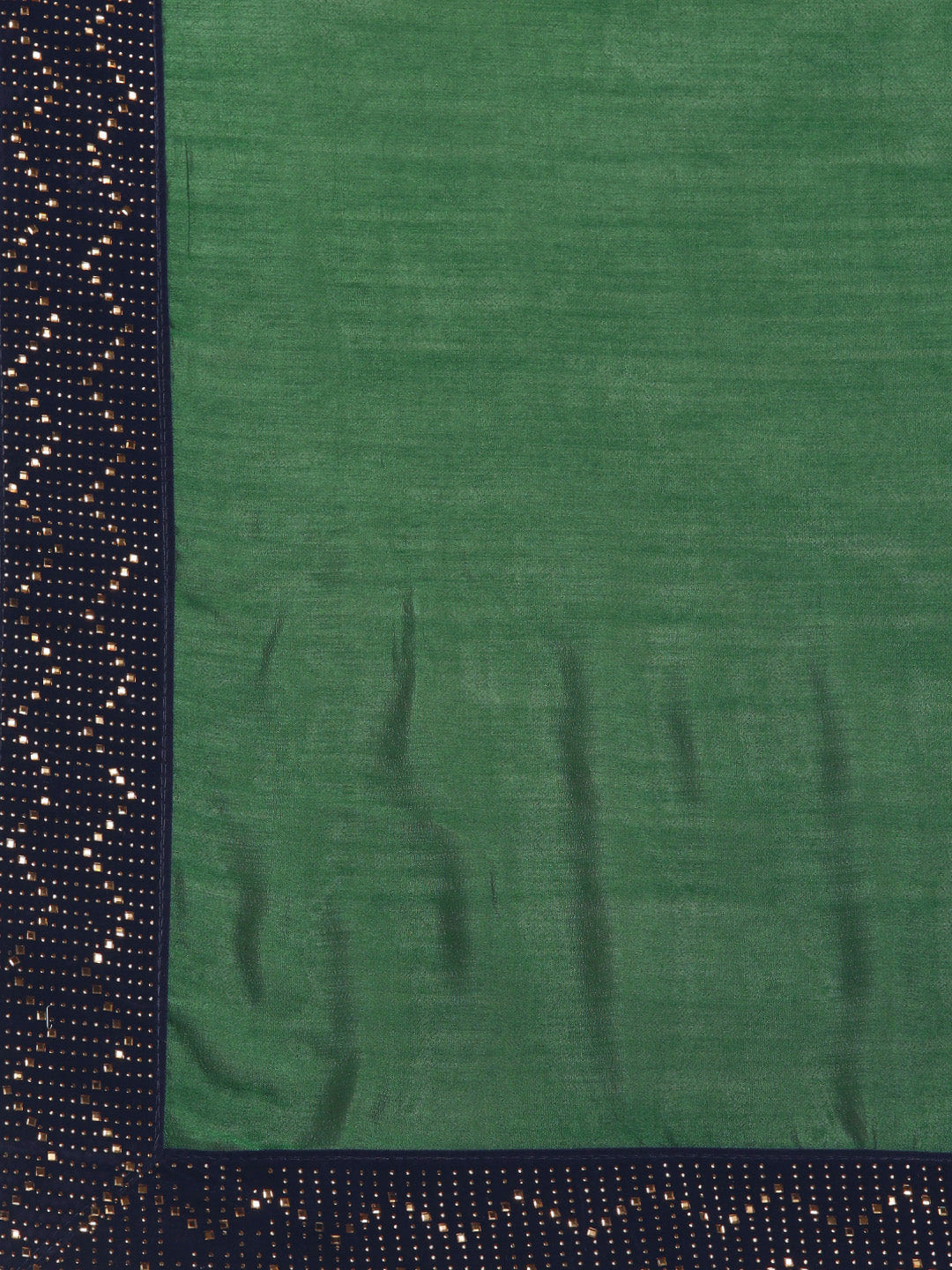 Raw Silk saree with Hand-Embellished Velvet Border