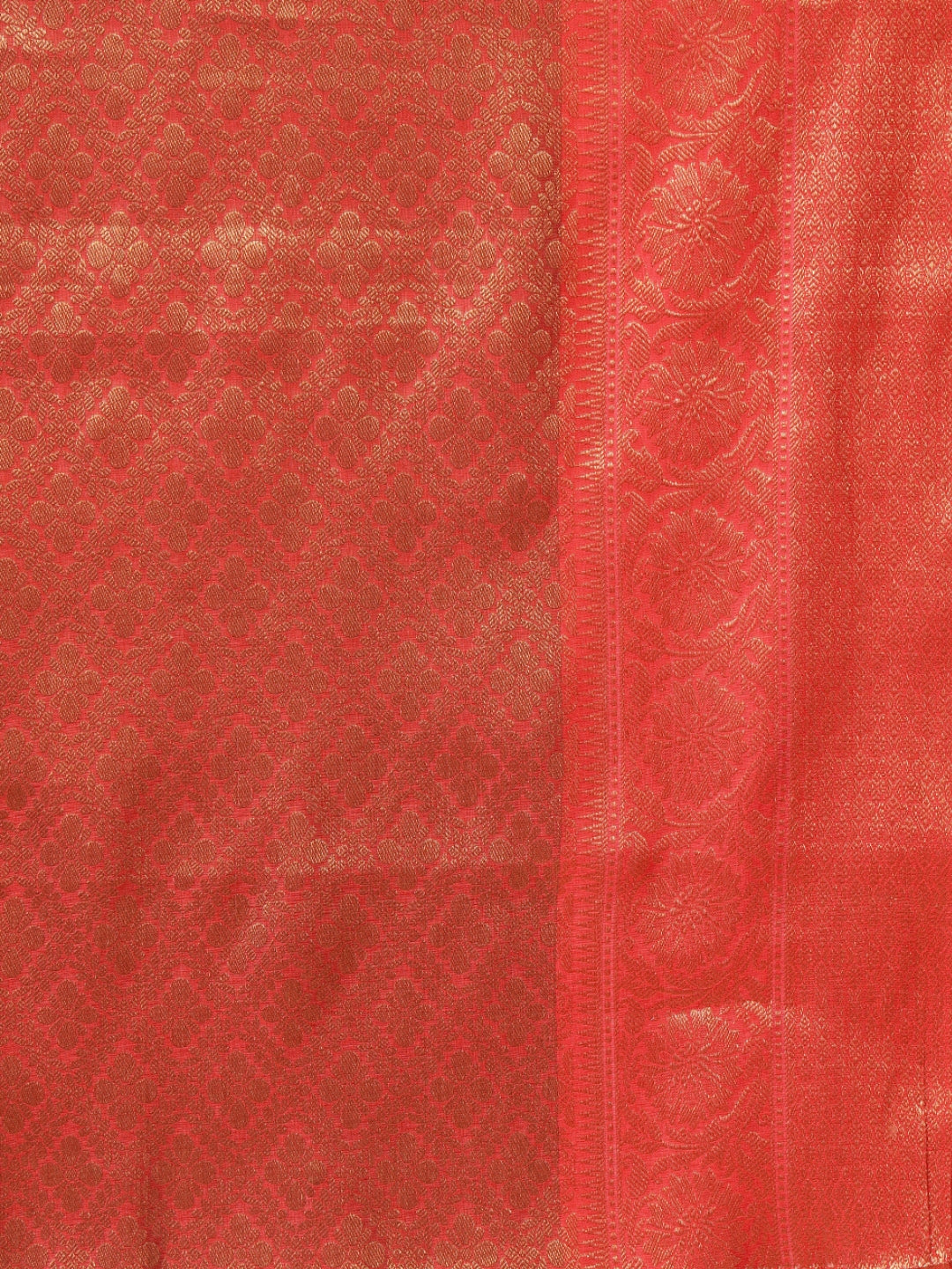 Bottle Green Banarasi Chanderi Saree with Striped Oxidise Zari Weaving