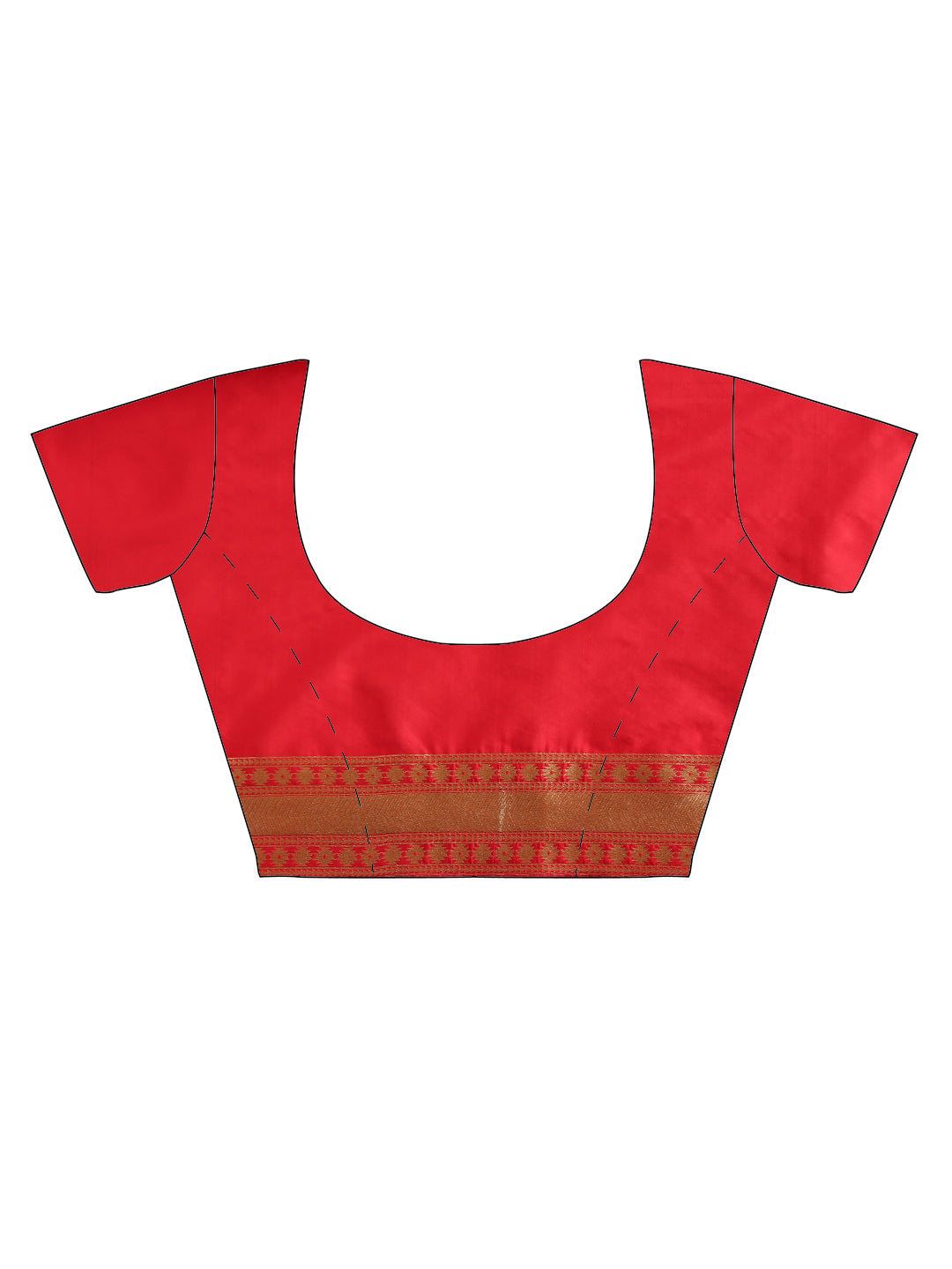 Banarasi Handloom Silk Saree with Intricate Zari Mughal Motifs