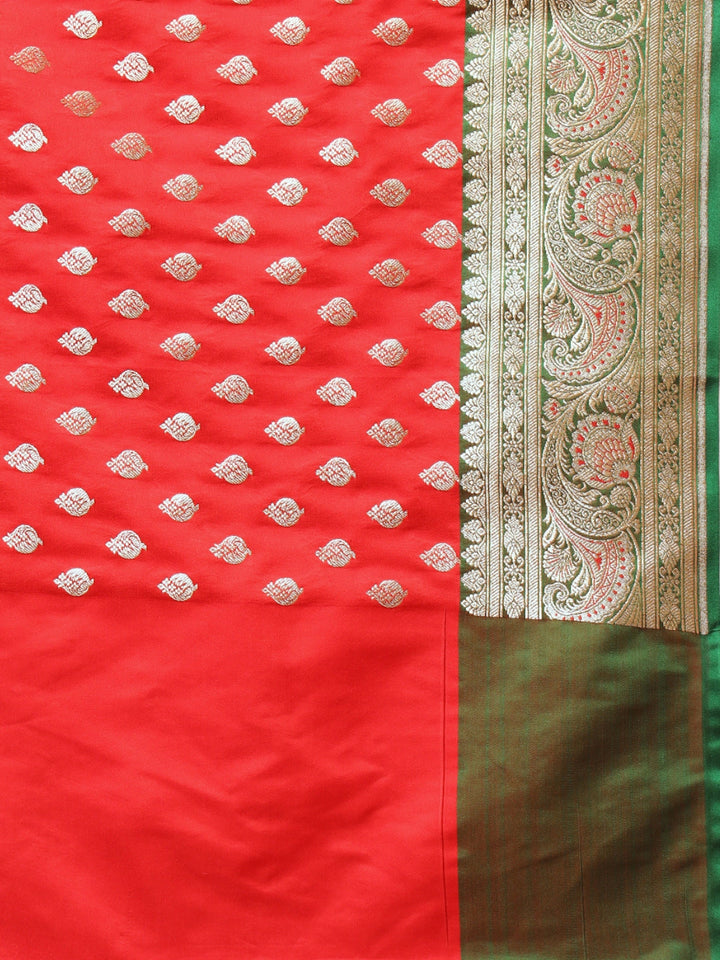 Kanjeewaram Banarasi Silk Half and Half pattern Saree