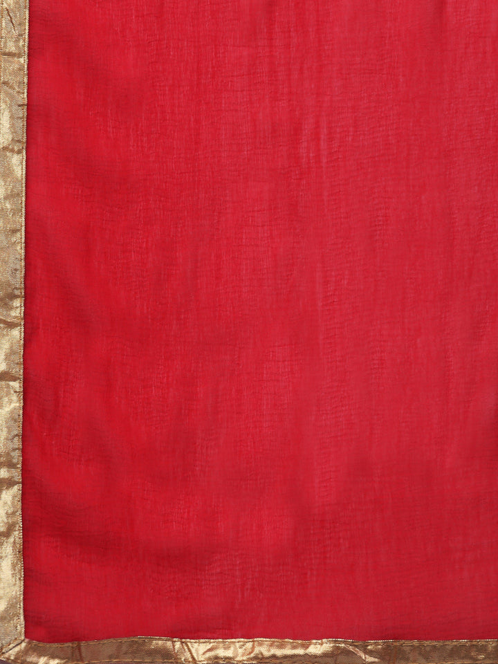 Embellished Kurta Sharara Set with Zari and Resham