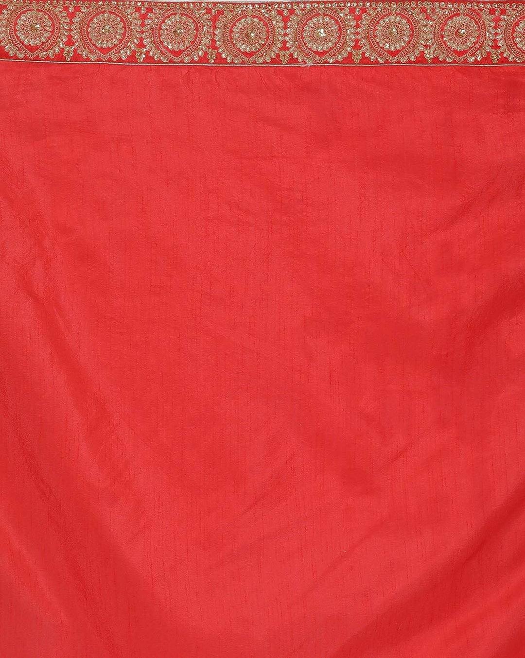 Georgette Embellished Bling Saree with Comtempary Foiliing and Red contrast Border