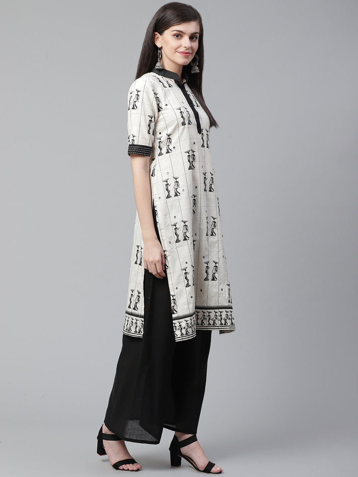 Cotton Stitched Suit Dupatta with  Mirror Embellishments along Maheshwari Dupatta