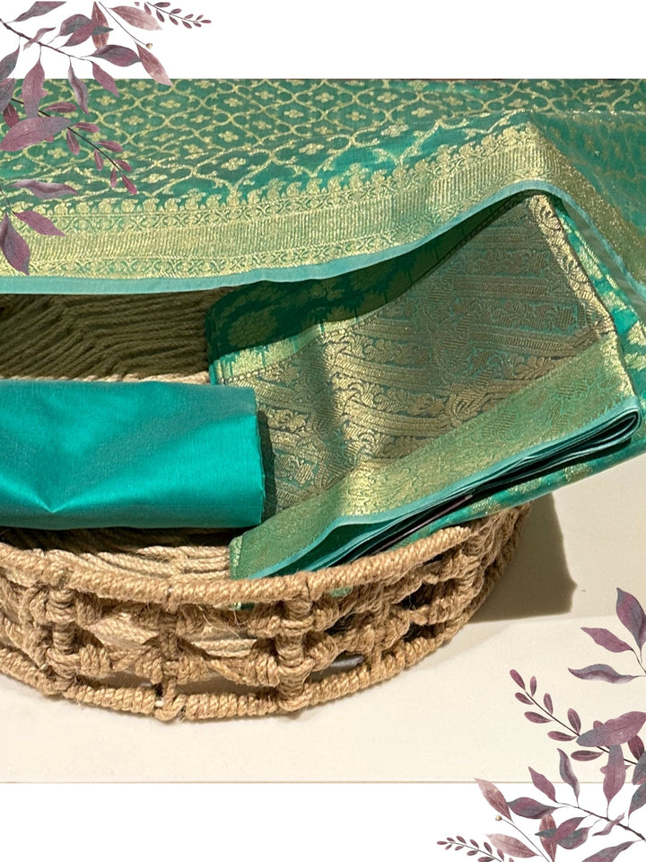 Teal Green Woven Suit