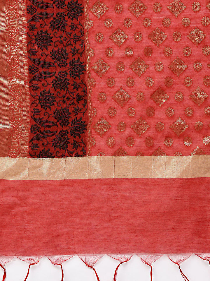 Banarasi Kurta Set with Handloom dupatta and Pants