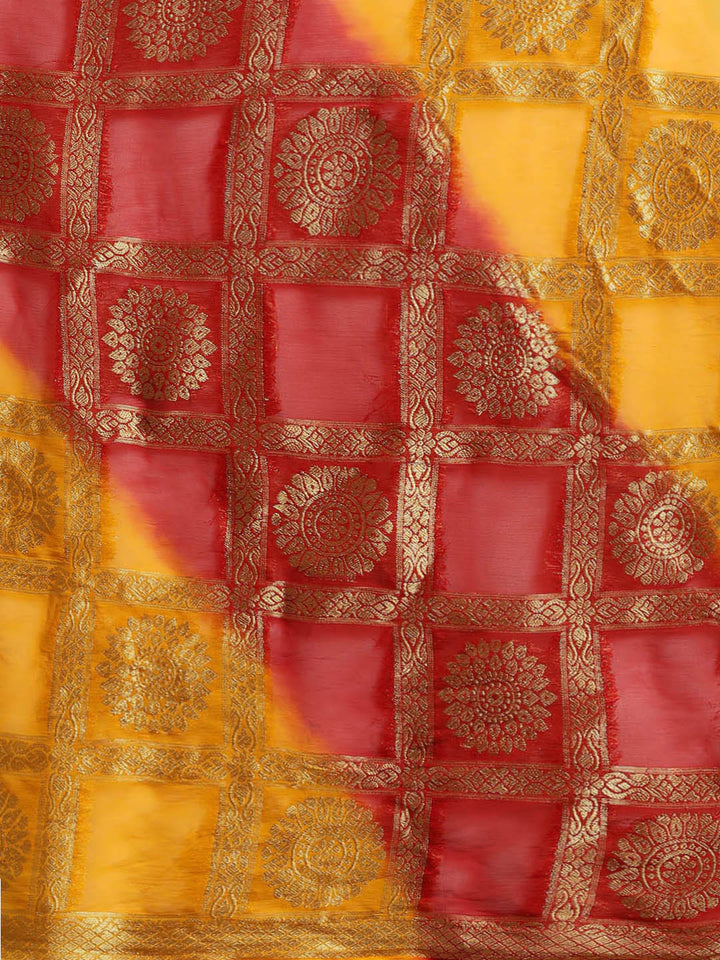 Ombre Gharchola Georgette Saree