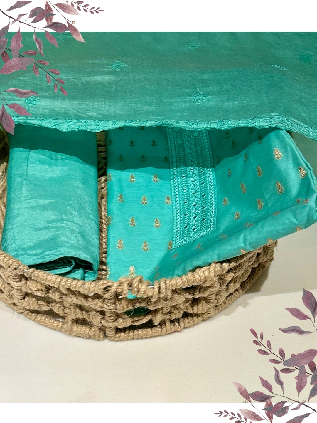 Aqua Blue Woven Suit
