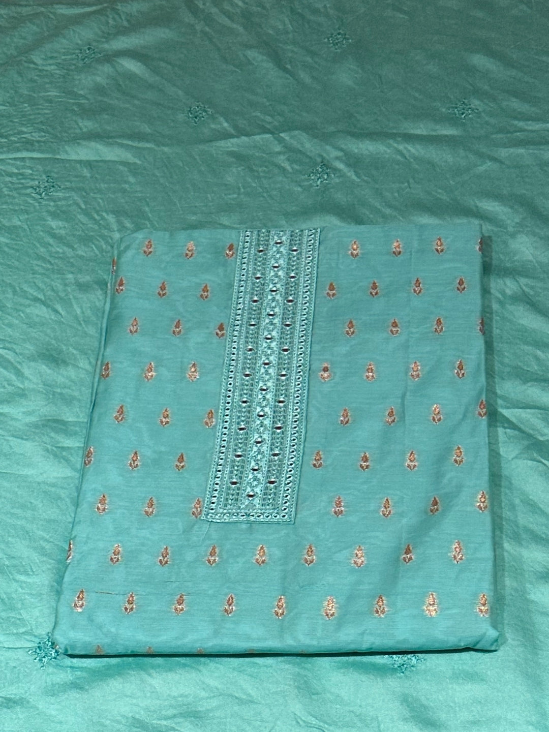 Aqua Blue Woven Suit