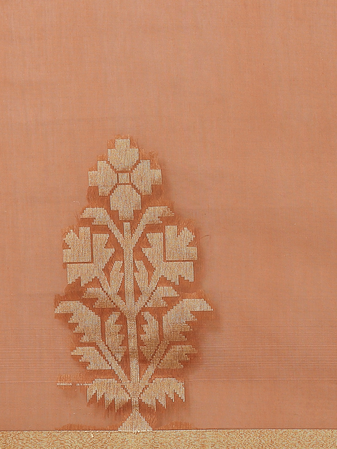 Banarasi Heritage Jute Silk Saree with Striking Floral Motifs & matching Belt