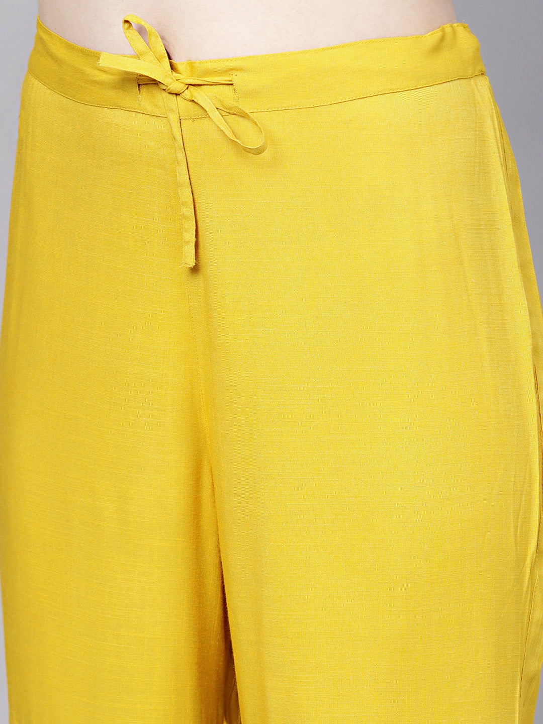 Cotton Kurta Pallazo Set with Attached Short Jacket
