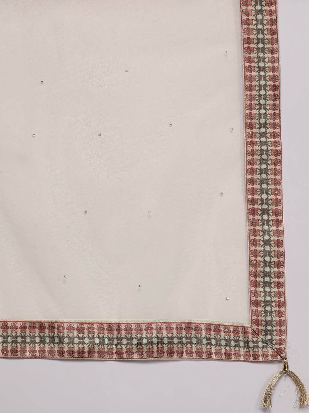 Embellished Cocktail Gown with Bohemian floral Print