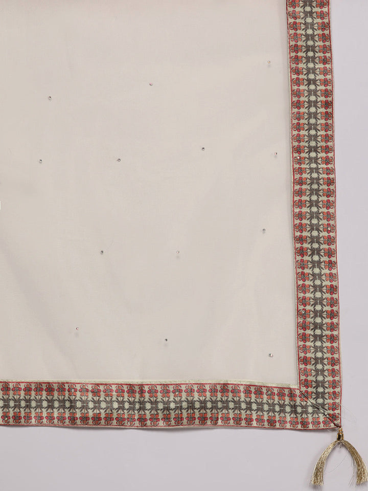 Embellished Cocktail Gown with Bohemian floral Print