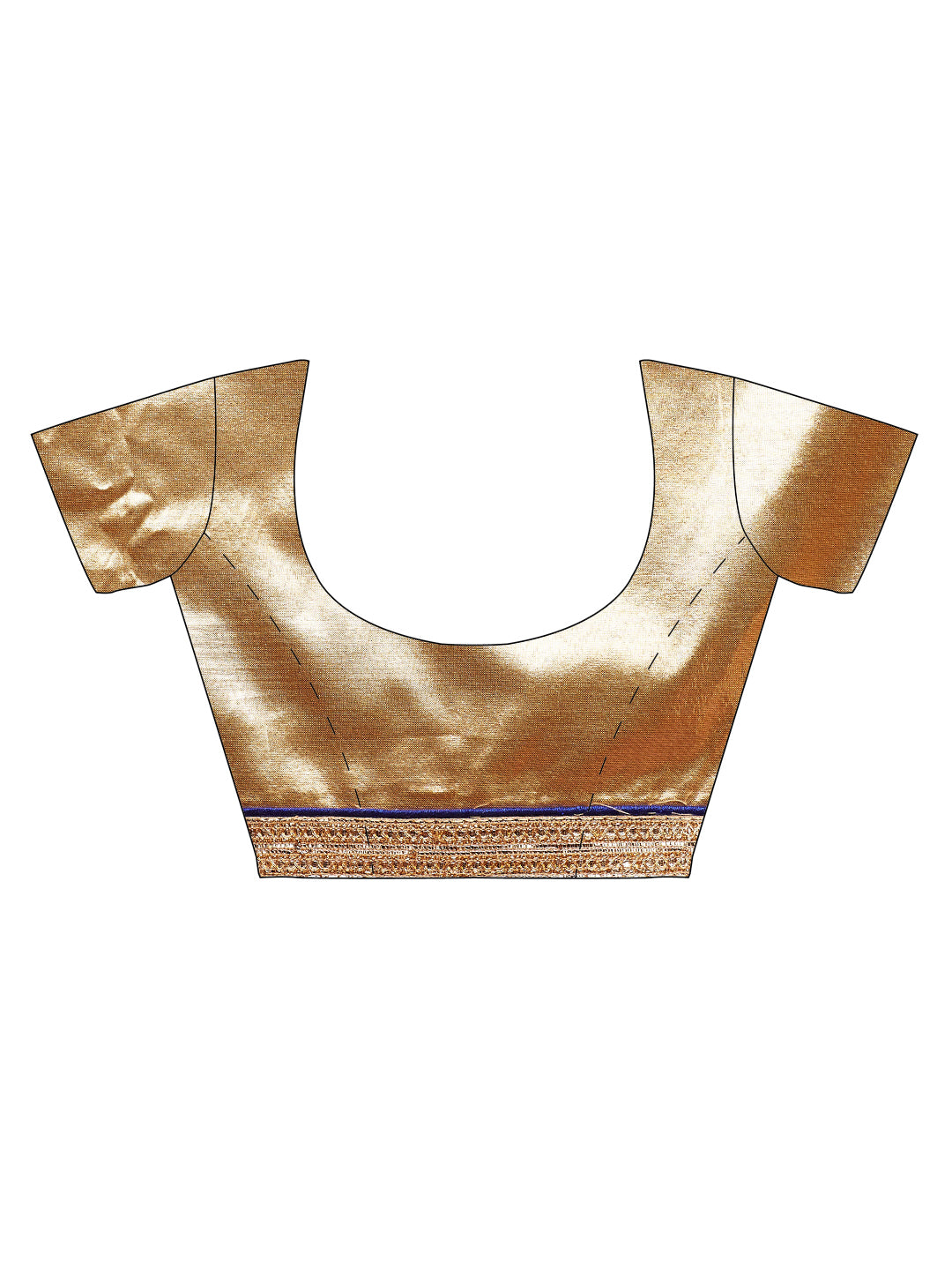 Blue & Gold  Coloured Net  Embroidered Semistiched Lehenga Choli With Dupatta