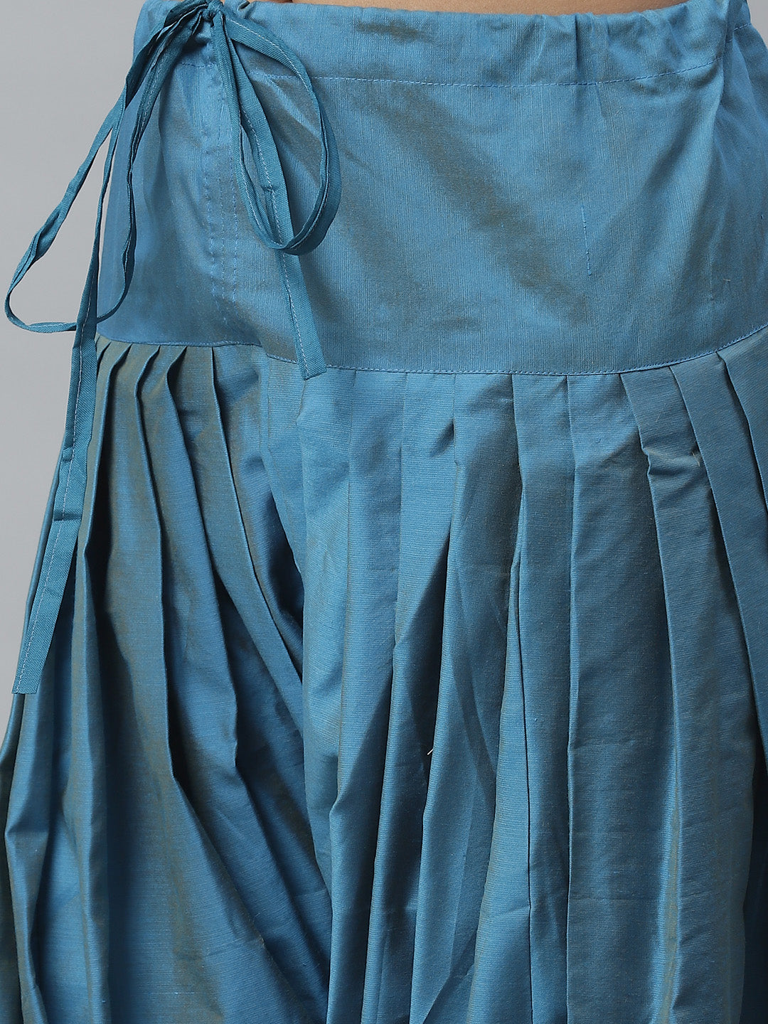 Handloom Chanderi Dress Material with Resham Weave Paisley Pattern & Banarasi Dupatta