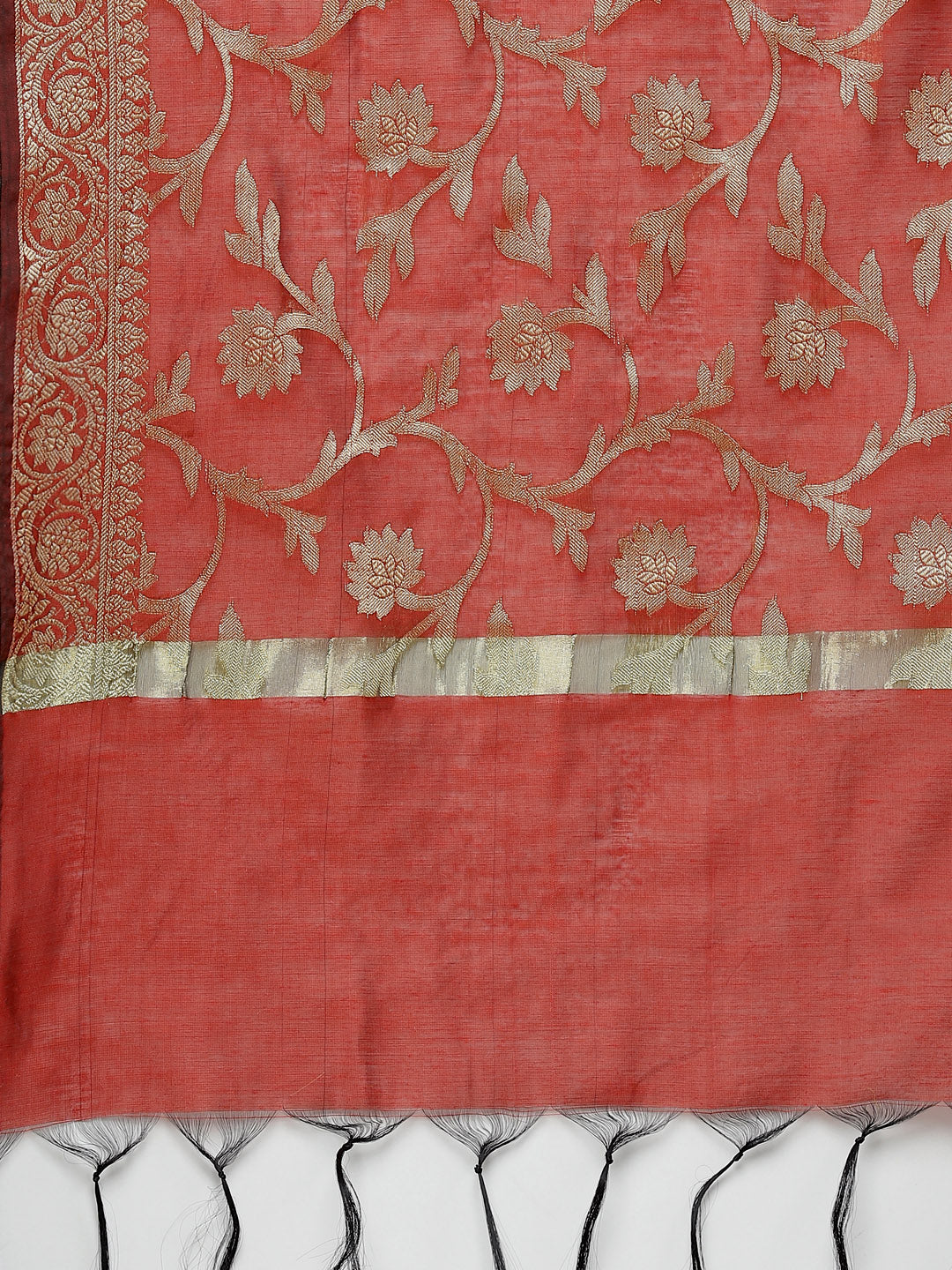 Banarasi Dress Material with Zari meenakari Mughal Inspired weaving and Handloom dupatta