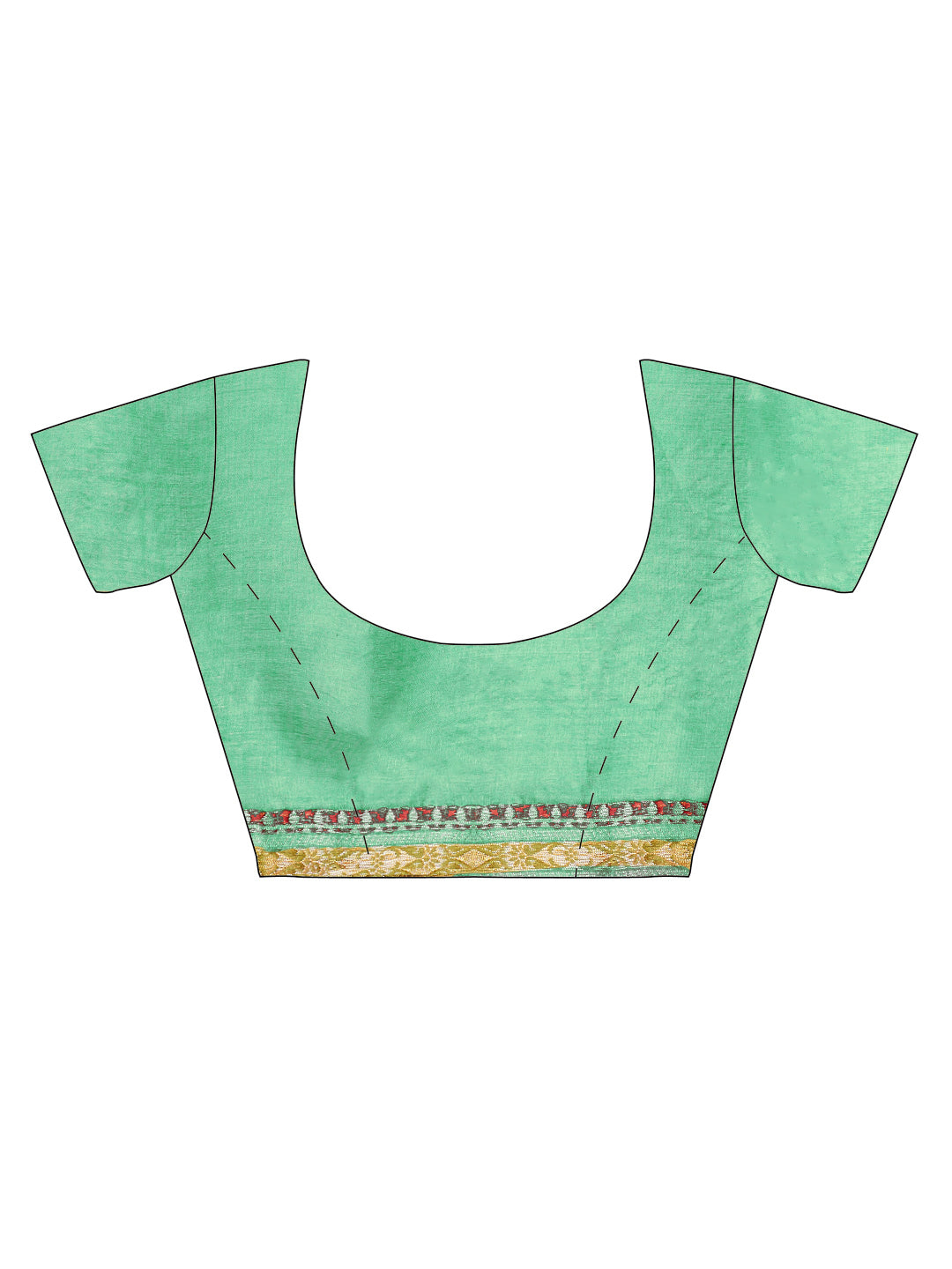 Tussar Silk Embroidered Saree with Traditional Meenakari Weaving