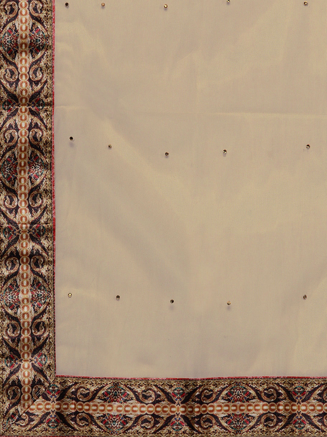 Semi-stitched Digital Print Lehenga Set