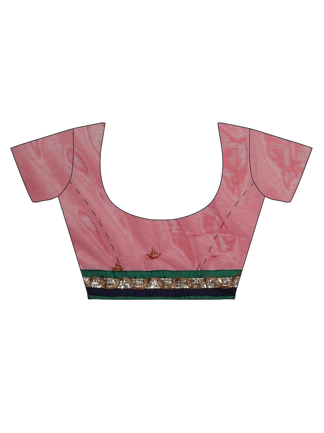 Maroon Embellished Shimmer Net Saree with Peacock Motifs