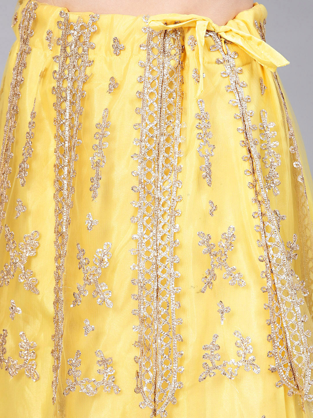 Resham Embroidered Lehenga Choli with Gota Work