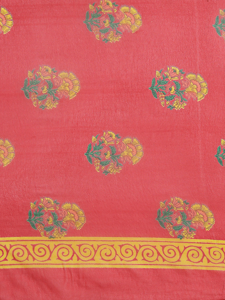 Summer Chiffon Leheriya Saree with Beautiful Floral Pattern