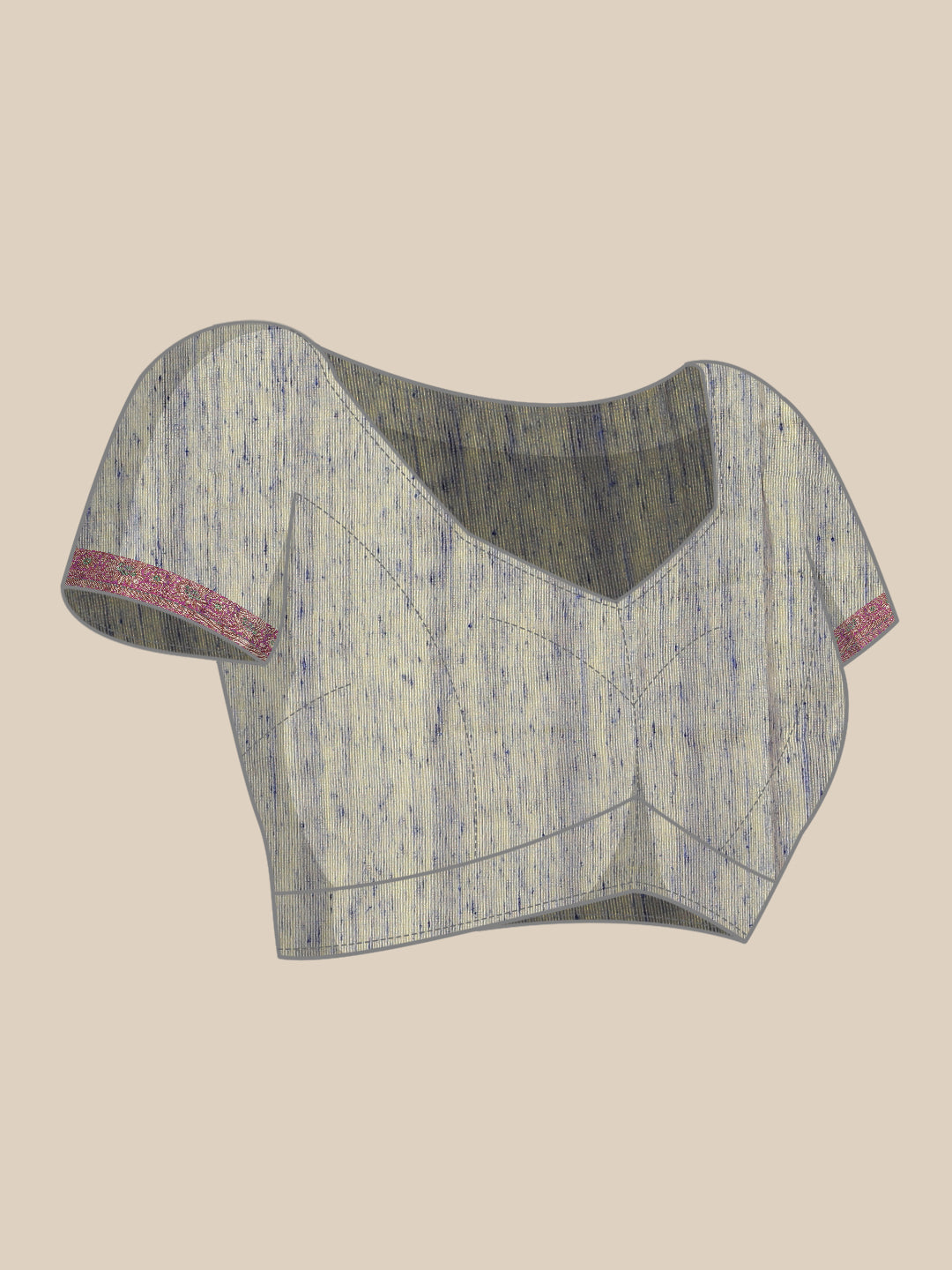 Mustard Silk Traditional Floral Meenakari Saree With Contrast Blouse
