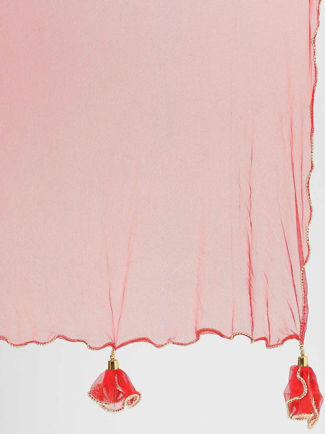 Brocade Kalidar Lehenga with Contemporary Bell Sleeved Crop top