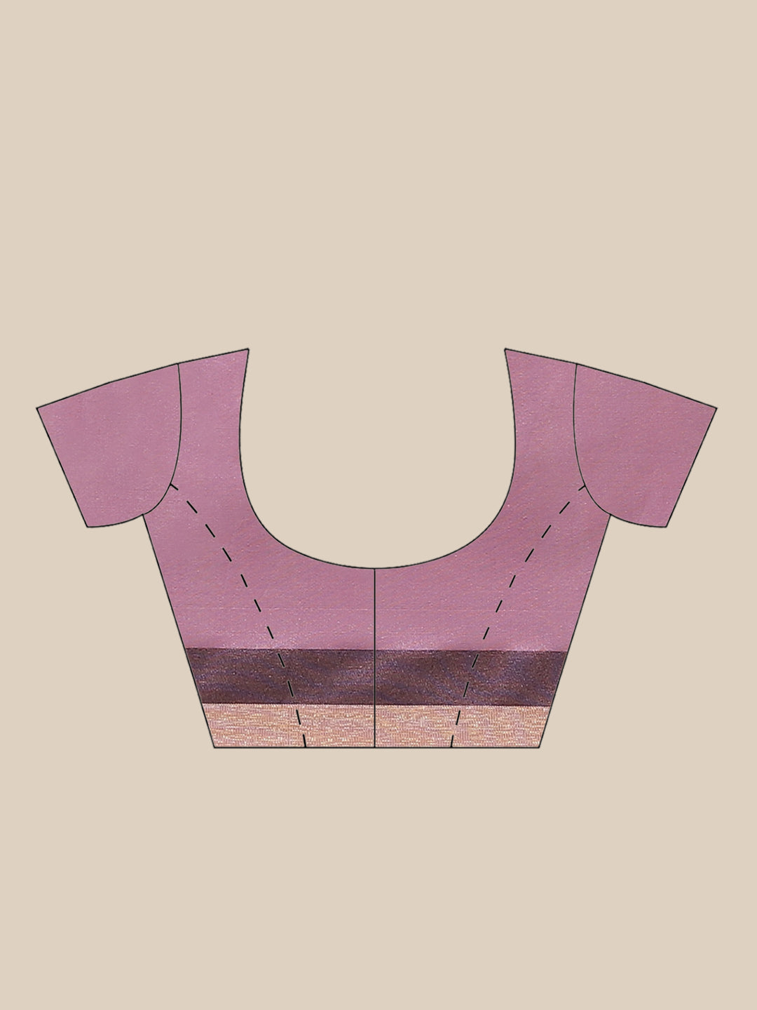 Grey Mangalagiri Jute Silk Saree with Colorblocked Contrast Color Striped Border & Pallu