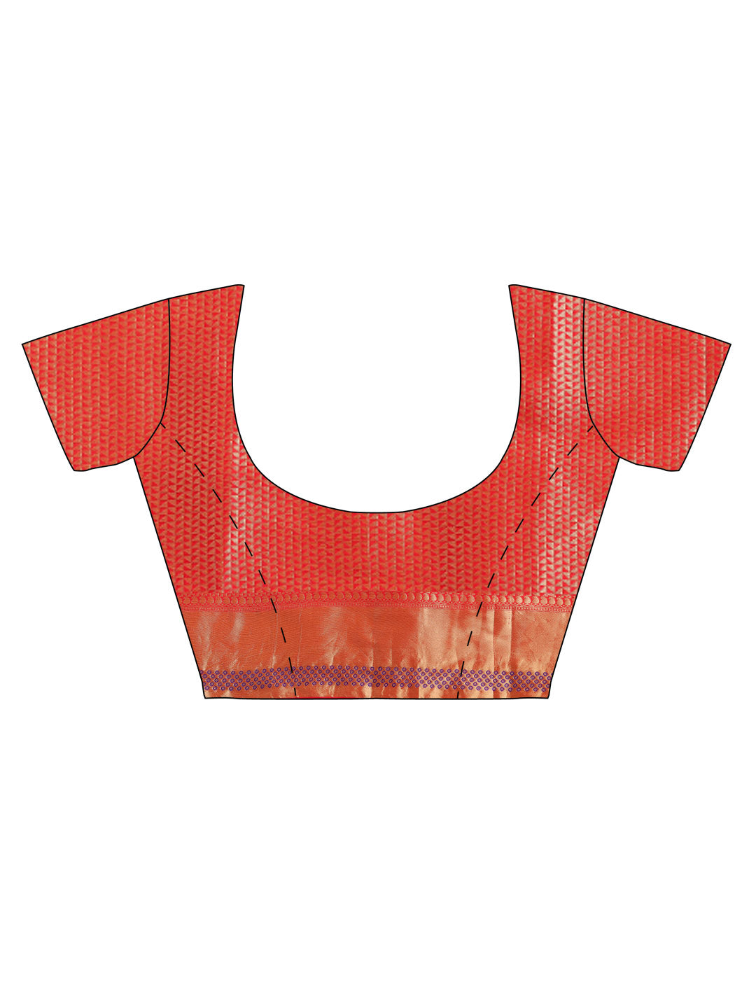 Chanderi Silk Banarasi Saree with Broad Zari Meenakari Border