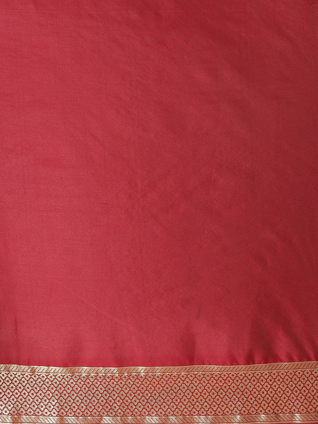 Banarasi Handloom Silk Saree with Gold Oxidised Zari Woven Paisleys in a rich jaal
