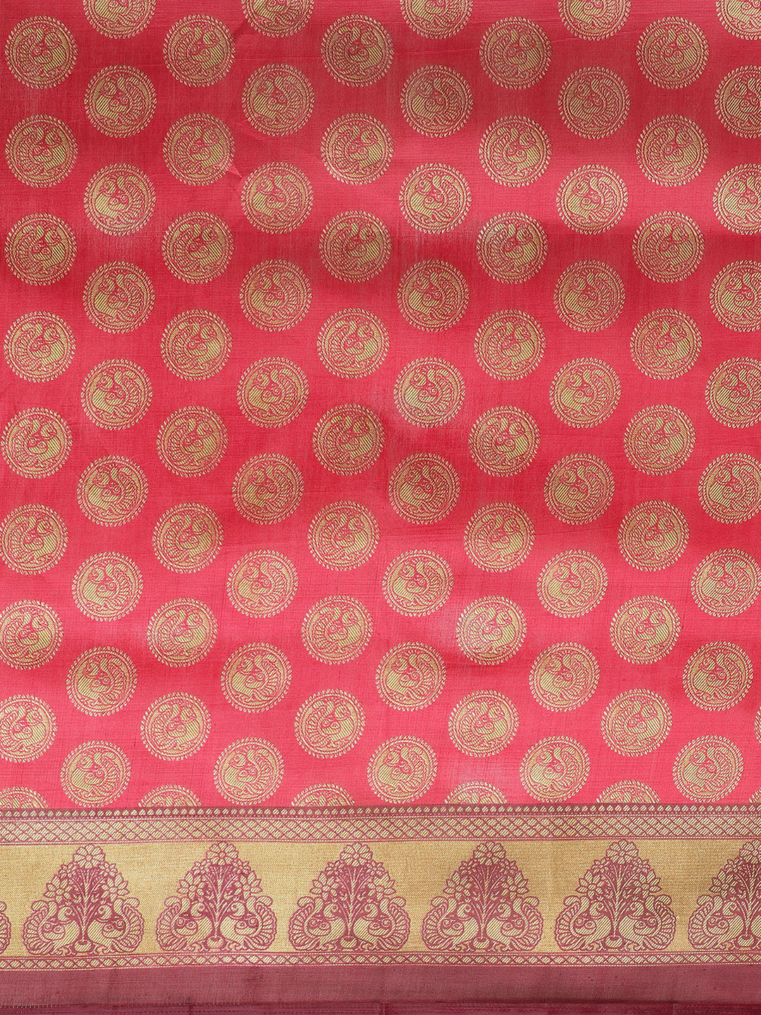 Bhagalpuri Silk Printed Saree with Animal Motifs