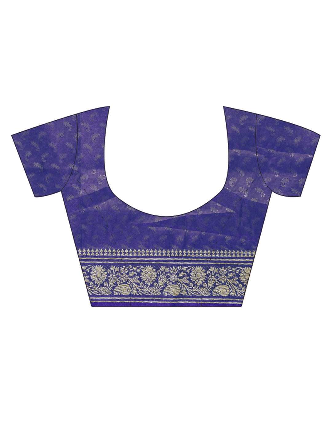 Purple Woven Design Banarasi Silk Saree