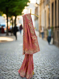 Light Pink Silk Saree