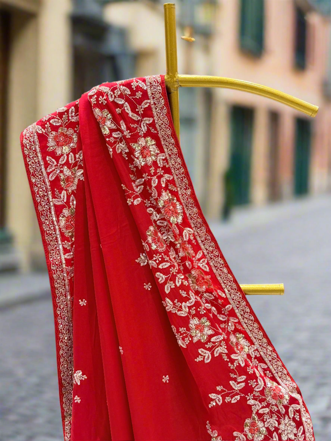 Red Silk Saree