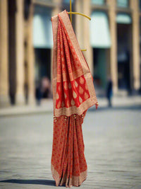 Red Georgette Saree