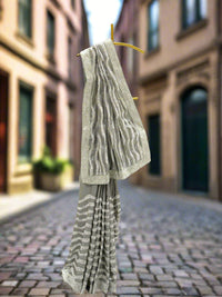 Olive Green Silk Sequinned Saree