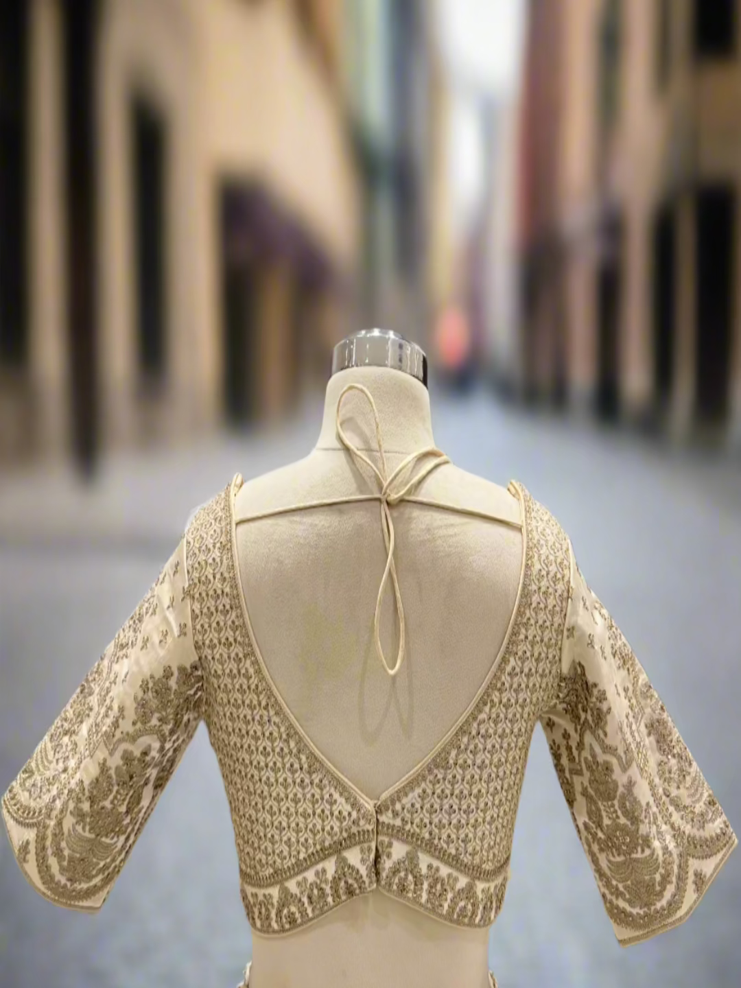 Exquisite Ivory Silk Lehenga