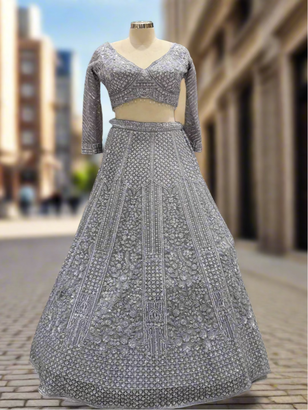 Lilac Lehenga Set