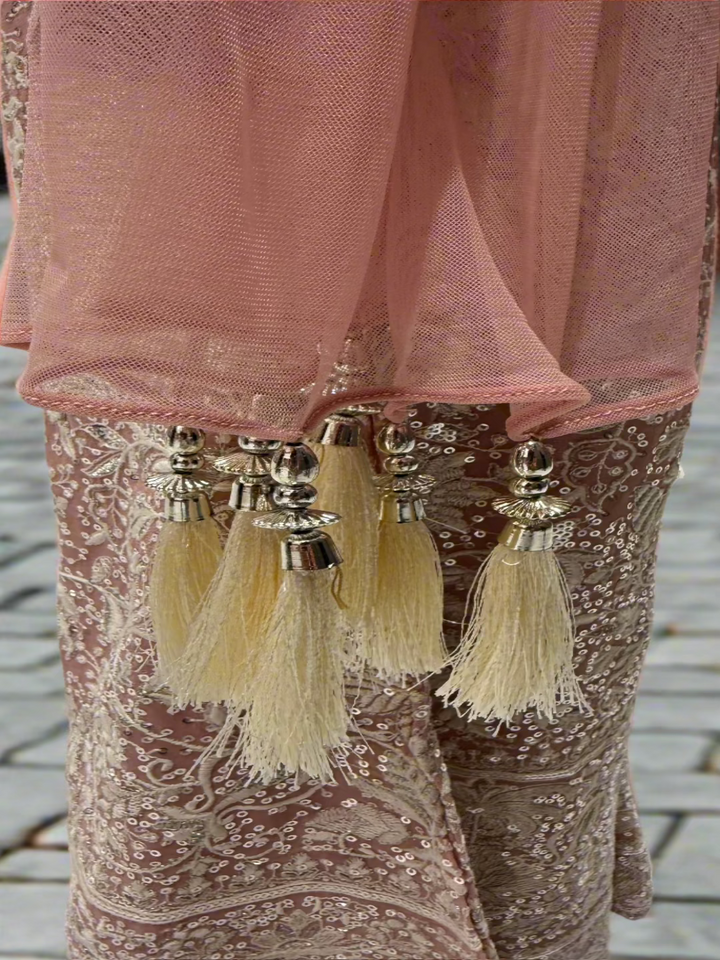 Blush Pink Sharara Set