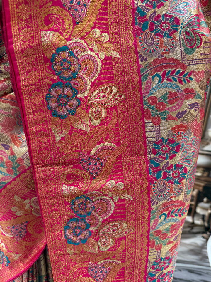 Traditional Red Banarasi Saree