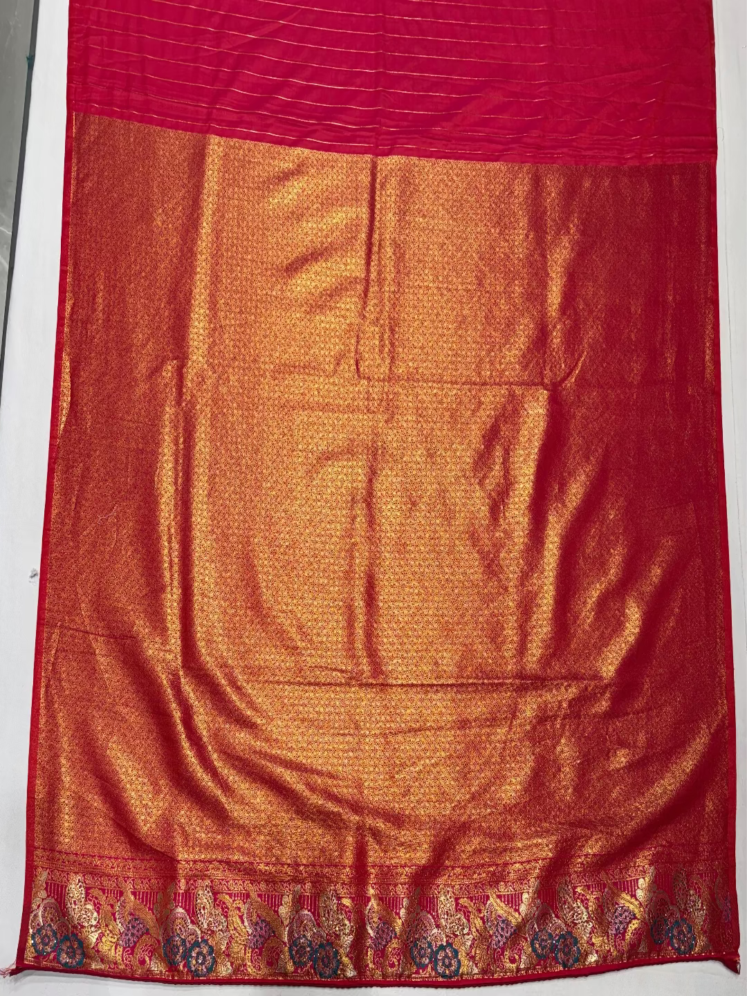 Traditional Red Banarasi Saree