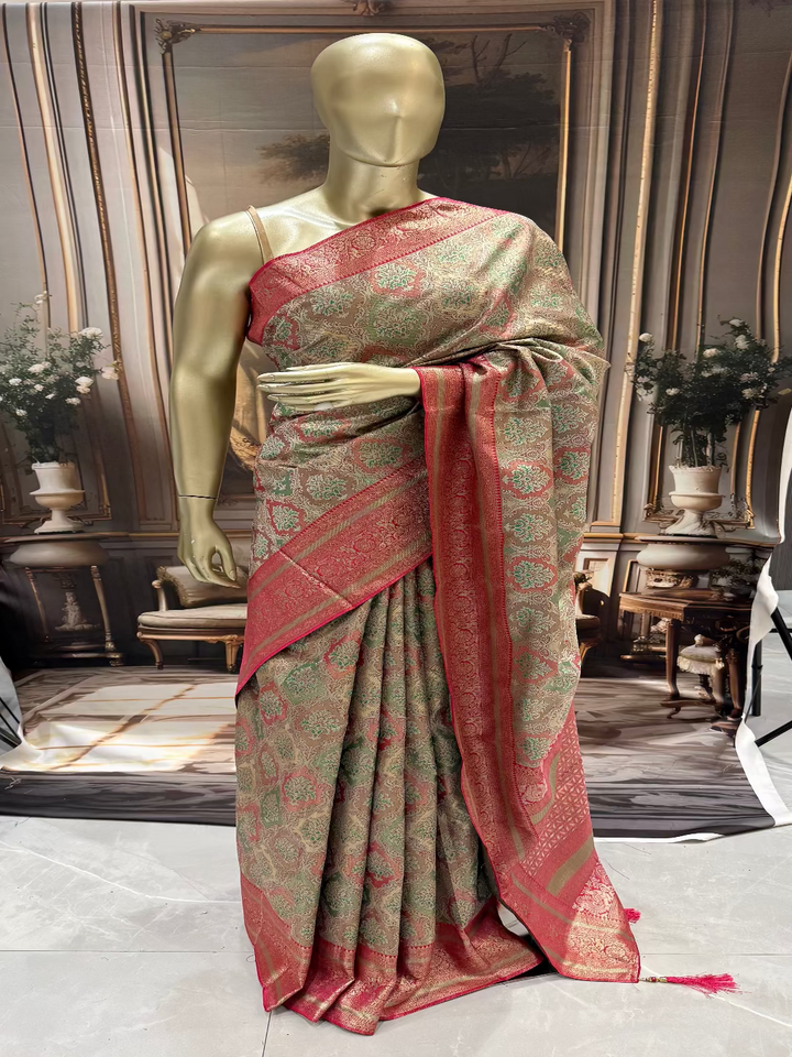 Multicolor Silk Saree