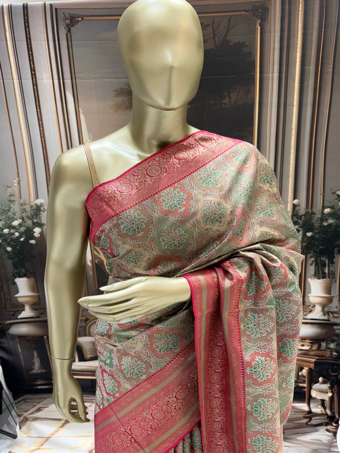 Multicolor Silk Saree