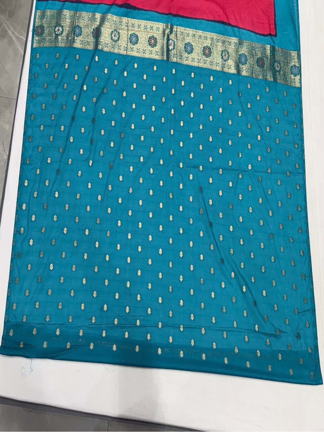 Rani Pink Banarasi Saree